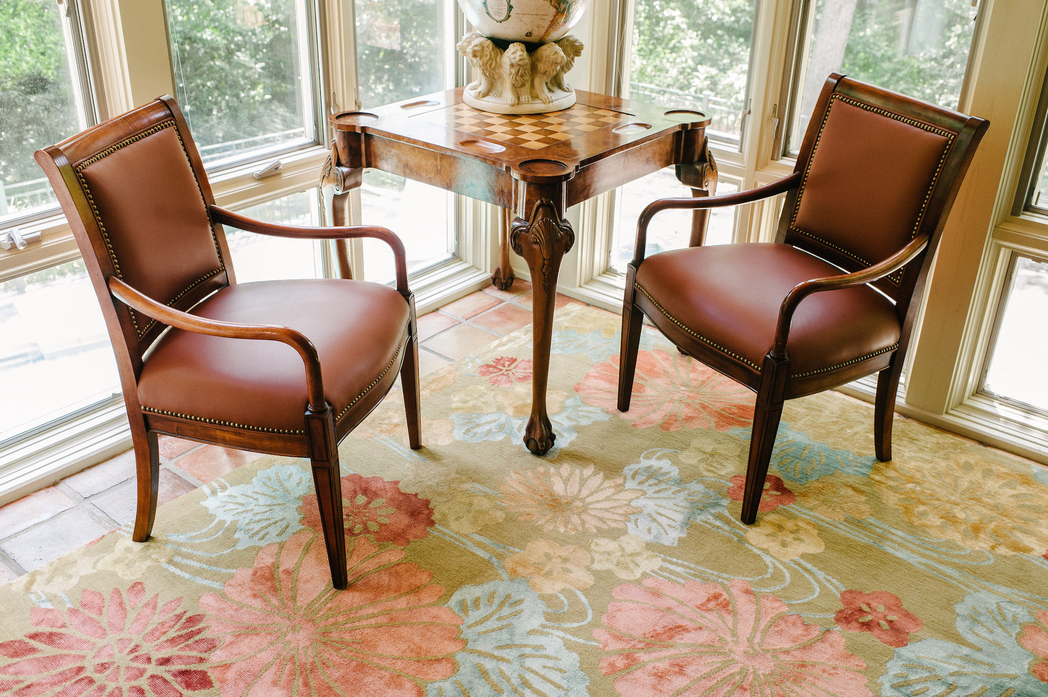Emma Gardner Area Rug Flowers On Water Schroeder Carpet Emmarug4